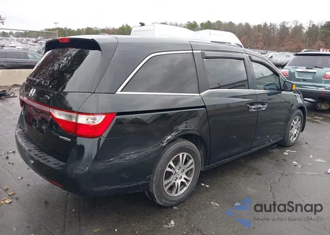 2013 Honda Odyssey Ex-L z USA, uszkodzony, nr VIN 5FNRL5H6XDB027430